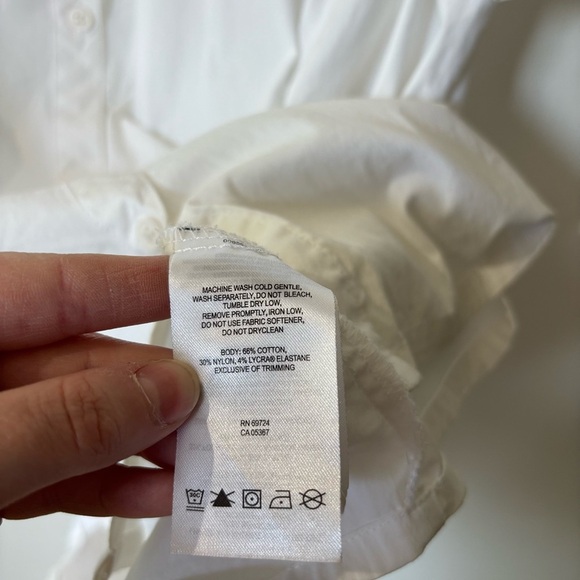 🎉4/30$🎉 Columbia White Short Sleeve Button-Up Shirt - Size 2XL - Picture 4 of 5